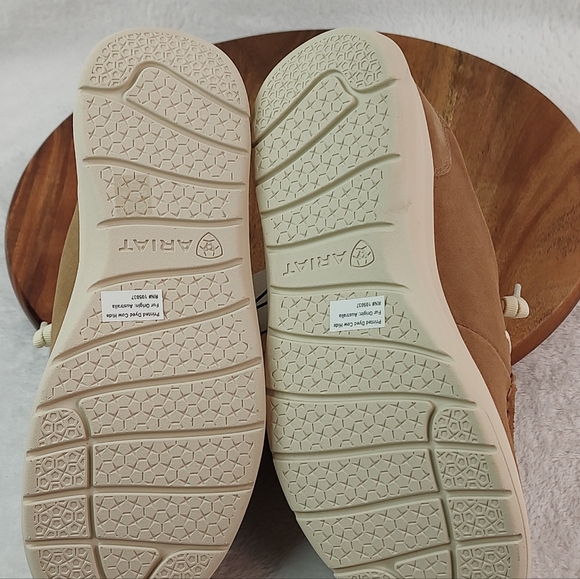 Ariat Women’s Slip On Shoes Cow Hair On Hide Top Suede Sides 10044589 - Picture 7 of 8